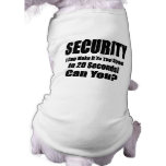 Security pet clothing