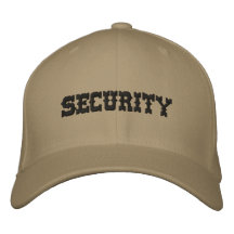 SECURITY EMBROIDERED HATS