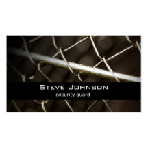 Security Guard Business Card