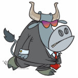 security guard tough bull cartoon cut outs