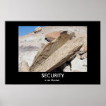 SECURITY is an illusion Demotivational Poster