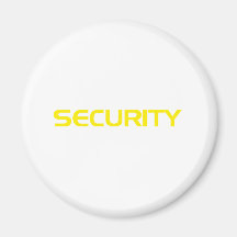 SECURITY REFRIGERATOR MAGNET