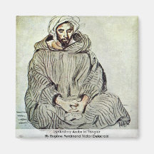 Sedentary Arabs In Tangier Fridge Magnet