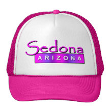 Sedona Arizona in Pink Hat