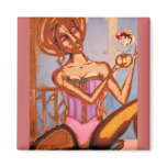 "Seduction Of the Flower" Magnet
