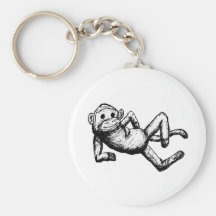 seductive sockmonkey keychains