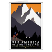 See America Montana Cards