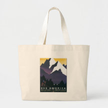 See America Welcome to Montana Canvas Bag