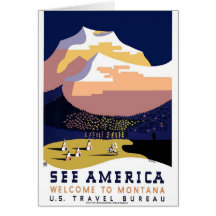 See America - Welcome to Montana Cards