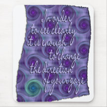 see Clearly - wisdom Mouse Pad