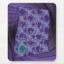 see Clearly - wisdom Mousepad