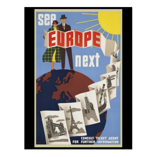 See Europe Next Post Cards