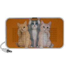 See, Hear, Speak No Evil Doodle Speaker