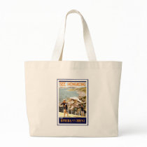 See Hong Kong The Riviera of the Orient Canvas Bags