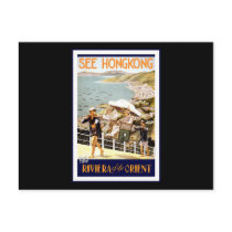 See Hong Kong The Riviera of the Orient Postcard