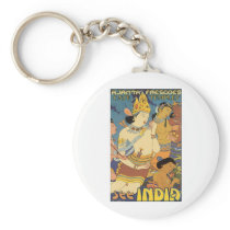 See India Cave Temples Key Chain