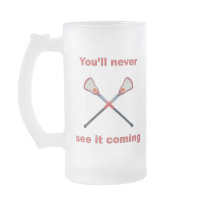 See It Coming Lacrosse Coffee Mug