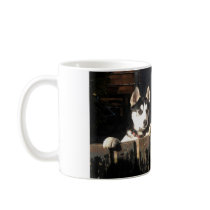 See me peeking !! mug