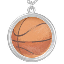See Me Score - Basketball Necklace