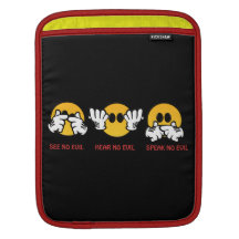 See No Evil, Hear No Evil, Speak No Evil Sleeve For iPads
