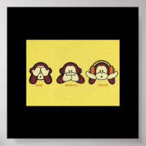 See No Evil, Speak No Evil, Hear No Evil Posters