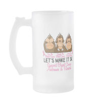 See Speak Hear No Breast Cancer 2 Mug
