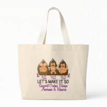 See Speak Hear No Crohns Disease 2 Canvas Bag