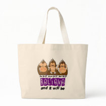 See Speak Hear No Cystic Fibrosis 3 Tote Bags