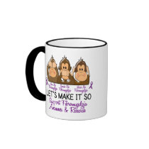 See Speak Hear No Fibromyalgia 2 Mug