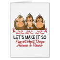 See Speak Hear No Heart Disease 2 cards