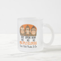 See Speak Hear No Multiple Sclerosis MS 1 Mugs