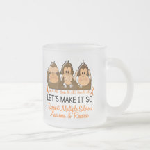 See Speak Hear No Multiple Sclerosis MS 2 Coffee Mug