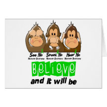 See Speak Hear No Muscular Dystrophy 3 Cards