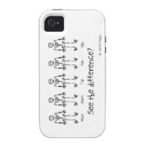'See the Difference' iPhone 4 Case