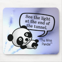 See the light at the end of the tunnel mousepad