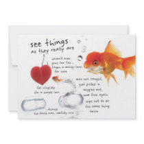 see things | mini-print custom invites