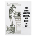 See What Medical School Has Done To Me (Skeleton) Flyer