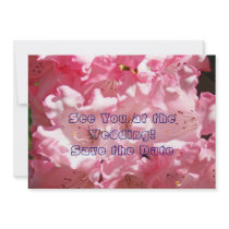 See You at the Wedding! Rhodies Save the Date Invitations