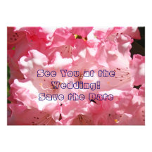 See You at the Wedding! Rhodies Save the Date Invitations