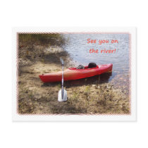 See You on the River Postcard