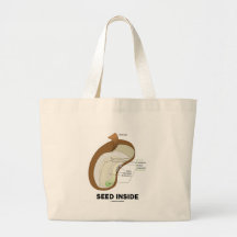 Seed Inside (Biology Humour Food For Thought) Tote Bag
