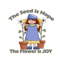Seed is Hope Flower is Joy Photo Sculpture