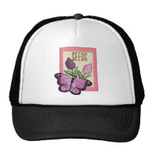 Seeds purple Butterfly Hats