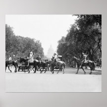 Seeing D.C. on Horseback, 1923 Poster