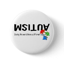 Seeing The World From A Different Angel (PP2) Pinback Buttons