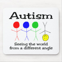 Seeing The world From A Different Angle Mouse Mats