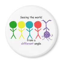 Seeing The World Magnet