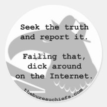 Seek the Truth Sticker