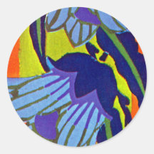Seguy's Art Deco #4 at Emporio Moffa Round Sticker
