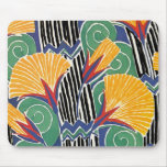 Seguy's Art Deco Golden Flowers - Mousepad